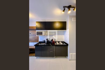 Cozinha de apartamento para alugar com 1 quarto, 27m² em Belenzinho, São Paulo