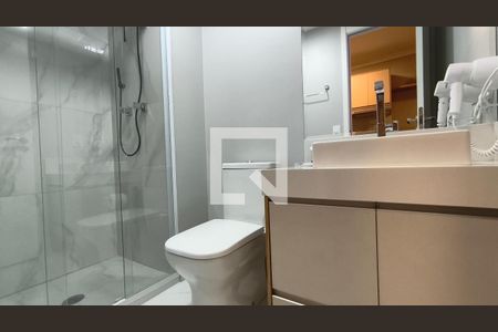 Banheiro de kitnet/studio à venda com 1 quarto, 25m² em Vila Mariana, São Paulo