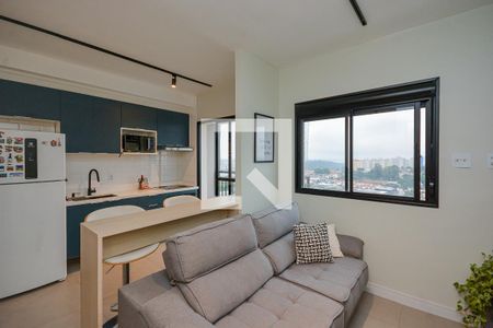 Sala/Cozinha de apartamento para alugar com 1 quarto, 38m² em Socorro, São Paulo