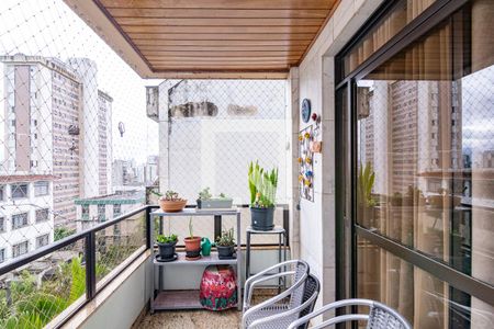 Varanda da Sala 1 de apartamento à venda com 3 quartos, 130m² em Gutierrez, Belo Horizonte