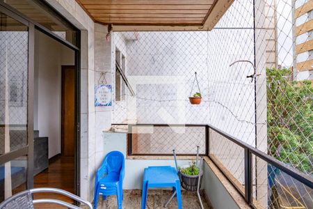 Varanda da Sala 1 de apartamento à venda com 3 quartos, 130m² em Gutierrez, Belo Horizonte