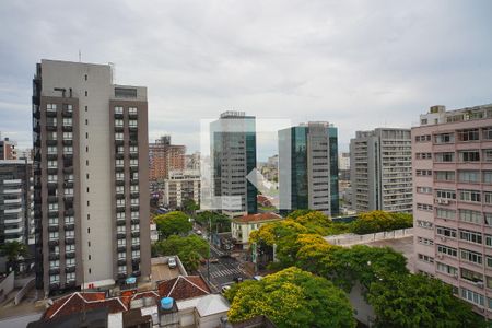 Sala_Quarto _Vista  de kitnet/studio para alugar com 1 quarto, 30m² em Auxiliadora, Porto Alegre