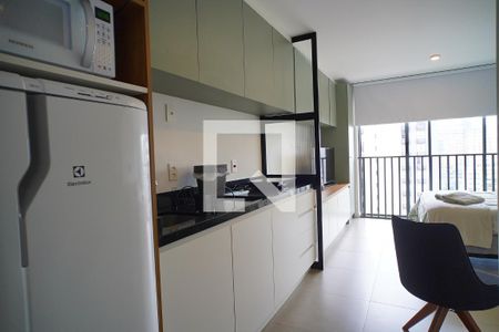Sala_Cozinha  de kitnet/studio para alugar com 1 quarto, 30m² em Auxiliadora, Porto Alegre