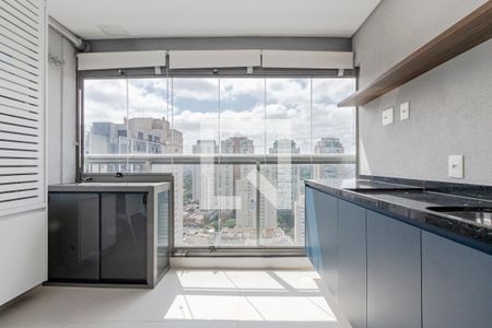 Varanda de kitnet/studio para alugar com 1 quarto, 30m² em Jardim das Acacias, São Paulo