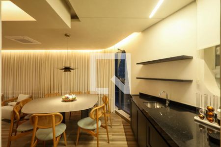 Sala de jantar  de apartamento para alugar com 3 quartos, 134m² em Chácara Santo Antônio (zona Sul), São Paulo