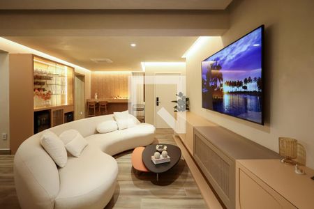 Sala de estar de apartamento para alugar com 3 quartos, 134m² em Chácara Santo Antônio (zona Sul), São Paulo