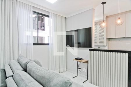 Sala de apartamento para alugar com 2 quartos, 37m² em Vila Marina, São Paulo
