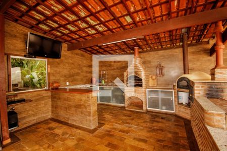 Área gourmet de casa de condomínio à venda com 5 quartos, 315m² em Res Jambreiro, Nova Lima