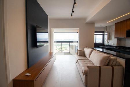 Sala  de apartamento para alugar com 1 quarto, 61m² em Jardim Emilia, Sorocaba