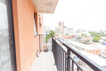 Varanda de apartamento à venda com 1 quarto, 35m² em Jardim, Santo André