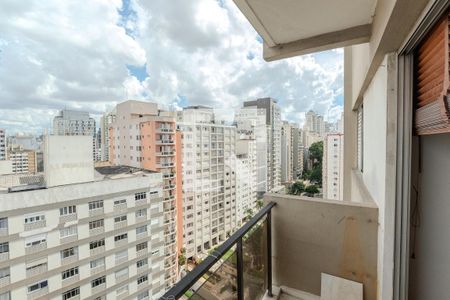 Sacada de apartamento para alugar com 1 quarto, 45m² em Cerqueira César, São Paulo