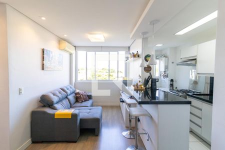 Sala de apartamento à venda com 2 quartos, 46m² em Cristal, Porto Alegre