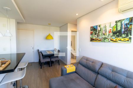 Sala de apartamento à venda com 2 quartos, 46m² em Cristal, Porto Alegre