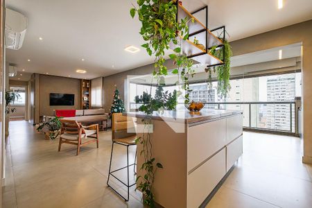 Sala/Cozinha de apartamento à venda com 3 quartos, 149m² em Paraíso, São Paulo