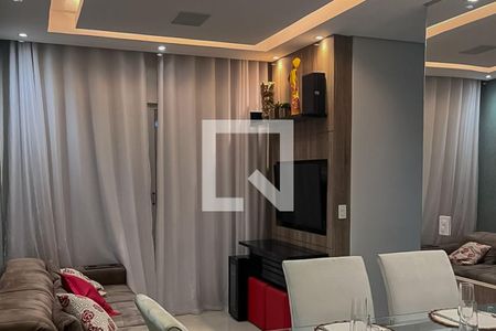 Sala de apartamento à venda com 3 quartos, 86m² em Pompéia, Belo Horizonte