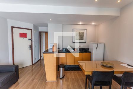 Sala/Cozinha de apartamento para alugar com 1 quarto, 48m² em Funcionários, Belo Horizonte