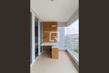 Varanda de apartamento para alugar com 1 quarto, 48m² em Brooklin, São Paulo