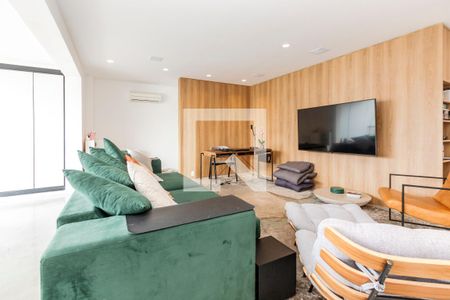 Sala de apartamento para alugar com 3 quartos, 129m² em Santo Amaro, São Paulo