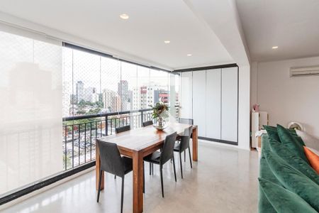Varanda de apartamento para alugar com 3 quartos, 129m² em Santo Amaro, São Paulo