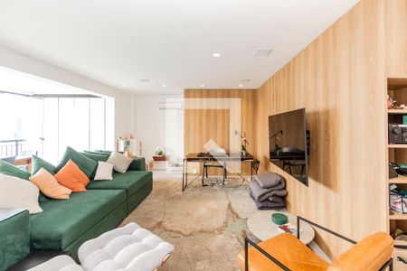 Sala de apartamento para alugar com 3 quartos, 129m² em Santo Amaro, São Paulo