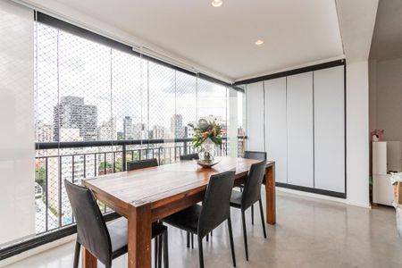 Varanda de apartamento para alugar com 3 quartos, 129m² em Santo Amaro, São Paulo