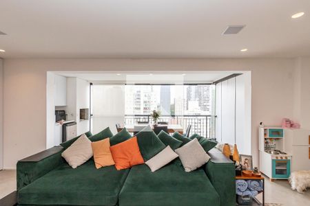 Sala de apartamento para alugar com 3 quartos, 129m² em Santo Amaro, São Paulo