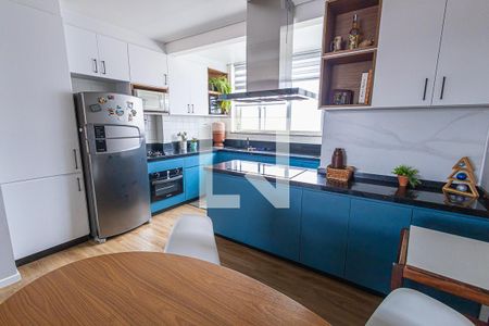 cozinha de apartamento à venda com 3 quartos, 91m² em Itapoã, Belo Horizonte