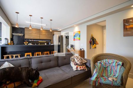 Sala/Cozinha de apartamento para alugar com 3 quartos, 106m² em Vila Andrade, São Paulo