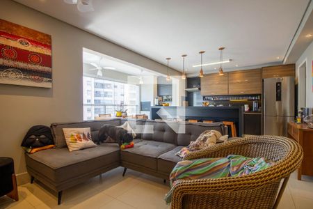 Sala/Cozinha de apartamento para alugar com 3 quartos, 106m² em Vila Andrade, São Paulo