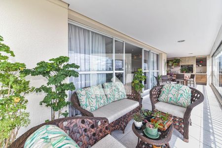 Varanda da Sala de apartamento à venda com 4 quartos, 220m² em Vila Cruzeiro, São Paulo