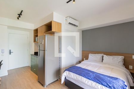 Sala/Quarto de kitnet/studio para alugar com 1 quarto, 27m² em Brooklin, São Paulo