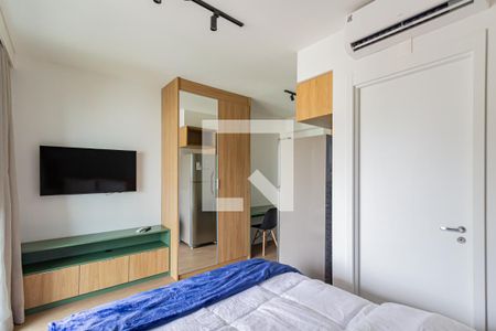 Sala/Quarto de kitnet/studio para alugar com 1 quarto, 27m² em Brooklin, São Paulo