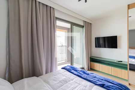 Sala/Quarto de kitnet/studio para alugar com 1 quarto, 27m² em Brooklin, São Paulo