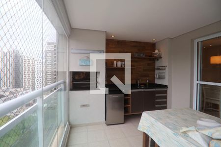 Varanda de apartamento para alugar com 3 quartos, 136m² em Vila Luis Antonio, Guarujá