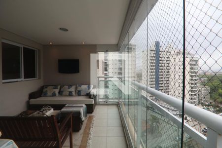 Varanda de apartamento para alugar com 3 quartos, 136m² em Vila Luis Antonio, Guarujá
