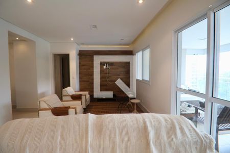 Sala de apartamento para alugar com 3 quartos, 136m² em Vila Luis Antonio, Guarujá