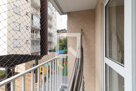 Varanda da Sala de apartamento à venda com 2 quartos, 46m² em Jardim Celeste, São Paulo