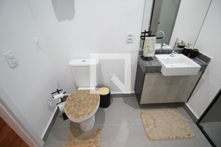 Banheiro de apartamento para alugar com 1 quarto, 26m² em Vila Olímpia, São Paulo