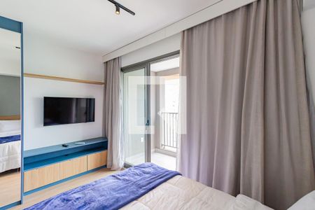 Sala/Quarto de kitnet/studio para alugar com 1 quarto, 27m² em Brooklin, São Paulo