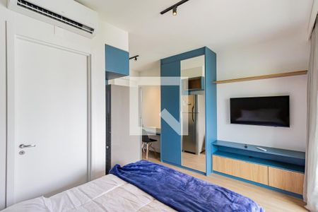 Sala/Quarto de kitnet/studio para alugar com 1 quarto, 27m² em Brooklin, São Paulo