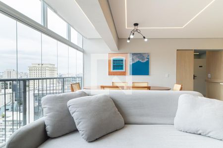 Sala de apartamento para alugar com 2 quartos, 65m² em Vila Olímpia, São Paulo