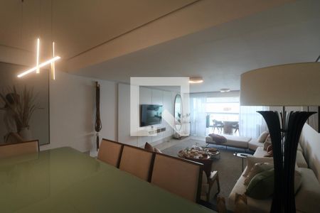 Sala de apartamento para alugar com 3 quartos, 210m² em Sítio Paecara (vicente de Carvalho), Guarujá