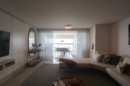 Sala de apartamento para alugar com 3 quartos, 210m² em Sítio Paecara (vicente de Carvalho), Guarujá