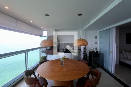 Varanda de apartamento para alugar com 3 quartos, 210m² em Sítio Paecara (vicente de Carvalho), Guarujá