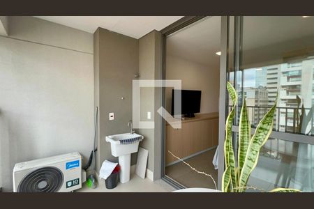 Varanda de kitnet/studio à venda com 1 quarto, 28m² em Paraíso, São Paulo