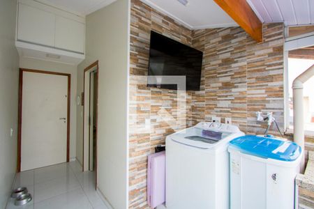 Área de serviço/Espaço gourmet de apartamento à venda com 2 quartos, 122m² em Parque Sao Vicente, Santo André