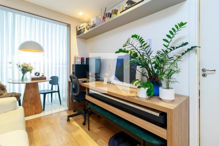 Sala de apartamento para alugar com 1 quarto, 27m² em Jardim Caravelas, São Paulo