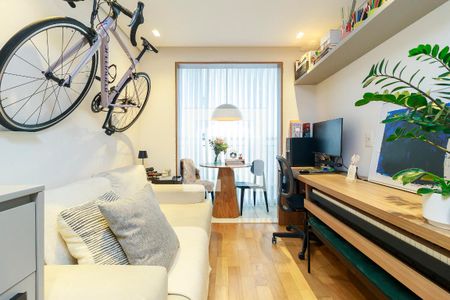 Sala de apartamento à venda com 1 quarto, 27m² em Jardim Caravelas, São Paulo