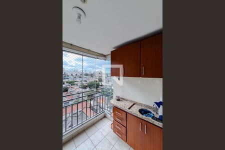 Varanda da Sala de apartamento à venda com 3 quartos, 64m² em Ipiranga, São Paulo