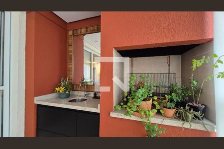 Varanda de apartamento à venda com 3 quartos, 123m² em Centro, Santo André